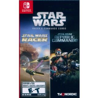 【Nintendo 任天堂】NS Switch 星際大戰極速飛梭與突擊隊組合 Star Wars Racer and Commando(中英日文美版)