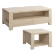 【IDEA】和韻木藝空間收納大茶几/和室桌(贈椅凳*2)