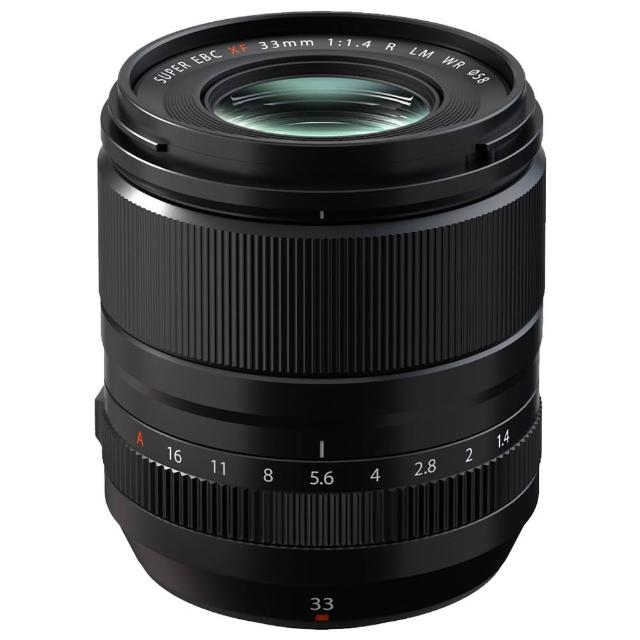 【FUJIFILM 富士】XF 33mm F1.4 R LM WR 定焦鏡頭--公司貨