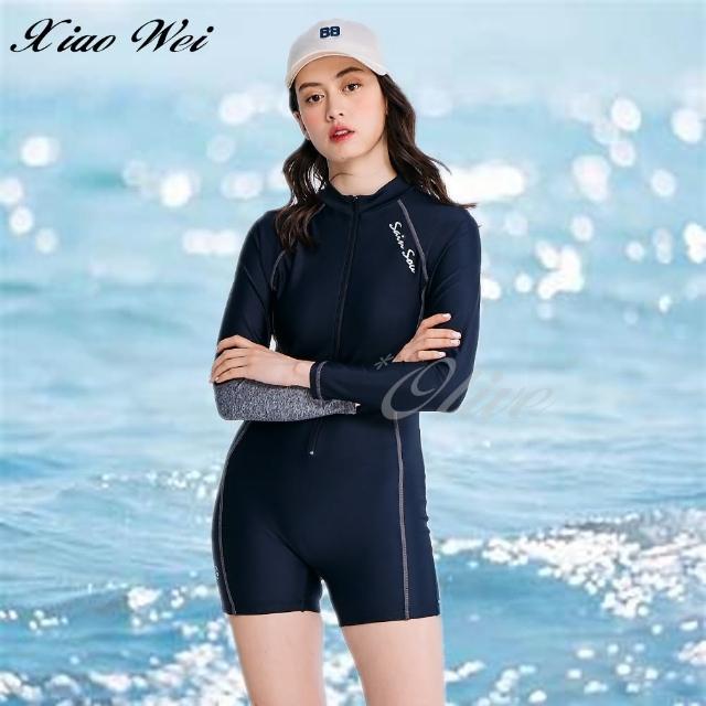 【SAIN SOU 聖手牌】流行大女四角連身泳裝(NO.A9521028)