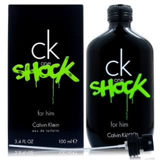 【Calvin Klein 凱文克萊】CK One Shock For Him 男性淡香水 EDT 100ml(平行輸入)