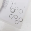 【00:00】金屬戒指 幾何戒指/韓國設計個性幾何金屬潮流關節戒7件戒指套組(2色任選)