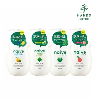【臺隆手創館】日本娜艾菩沐浴乳530mL(清新海泥/舒壓綠意/水潤蘆薈/保濕桃葉)