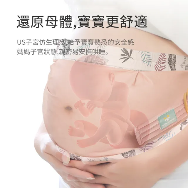 【ANTIAN】嬰兒哺乳背帶 多功能新生兒背巾 舒適透氣哺乳巾