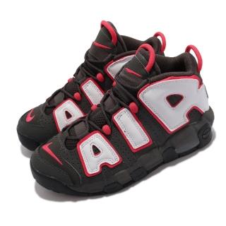 【NIKE 耐吉】休閒鞋 Air More Uptempo 女鞋 經典款 氣墊 避震 大AIR 大童 穿搭 黑 灰(DH9719-200)