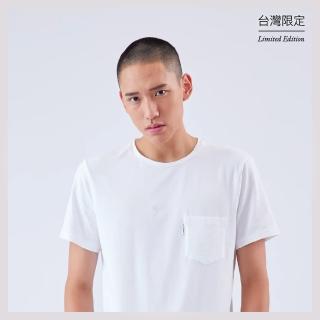 【Bread & Boxers】臺灣限定 Crew-Neck 有機棉男用圓領口袋T
