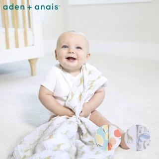 【aden+anais 官方直營】經典多功能包巾2入/2款(蔬果派對/自然演化)