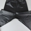 【Michael Kors】MICHAEL KORS FAUX SLIM FIT嫘縈彈性緊身長褲(黑)