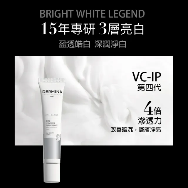 【DERMINA歐敏膚】舒安特護美白保濕霜(40mlx3罐)