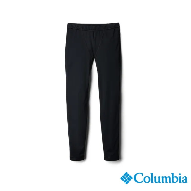 【Columbia 哥倫比亞】童款-Omni-HEAT 保暖快排內著長褲-黑色(UAY80350BK / 保暖.快排.休閒)
