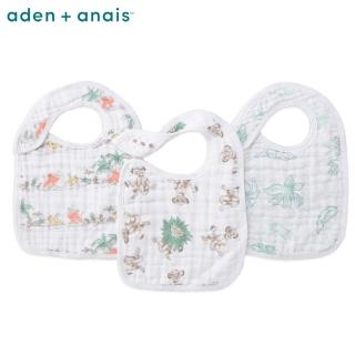 【aden+anais 官方直營】經典圍兜3入(獅子王)