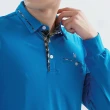 【遊遍天下】男款涼感吸濕排汗抗UV防曬機能POLO長衫GL1015(長袖POLO M-5L)