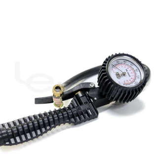 【撥撥的架子】汽車維修廠指針打氣量壓錶 機車腳踏車夾式充氣頭胎壓監測槍(指針輪胎打氣槍)