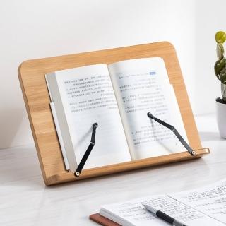 【HappyLife】楠竹閱讀架 看書架 讀書架 中款 Y10336(看書架 讀書架 譜架 食譜架 平板支架)