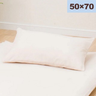 【NITORI 宜得利家居】枕套 POLY WASH BE 50x70(枕套 枕頭套 附拉鍊 POLYWASH)