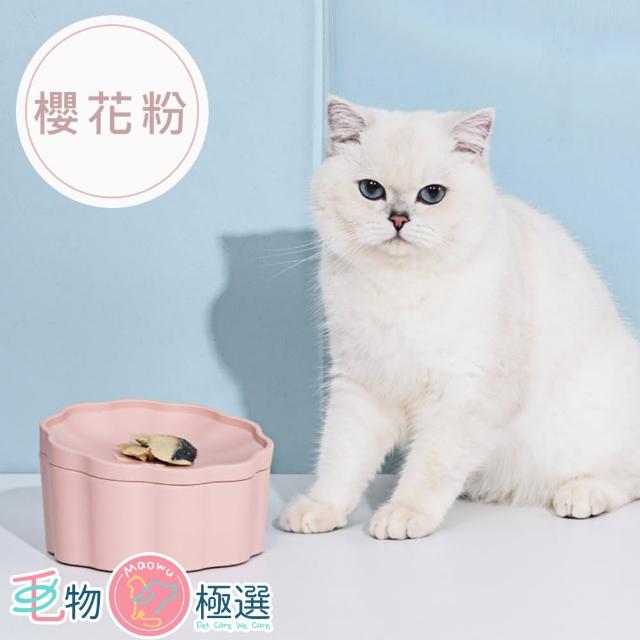 【毛物極選】Neku貓的方糖 寵物碗組合(寵物 飲水碗 餵食碗 兩用碗)