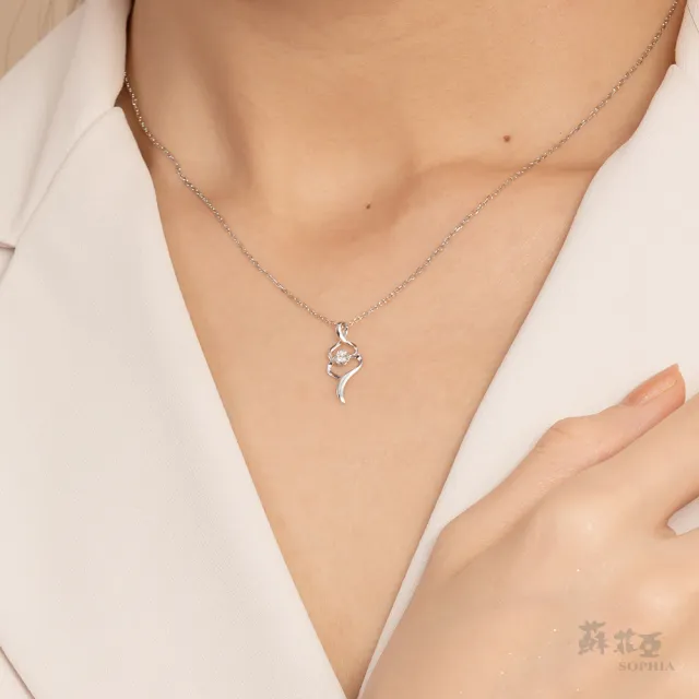 【蘇菲亞珠寶】SWEET HEART 系列14WK 鑽石項鍊