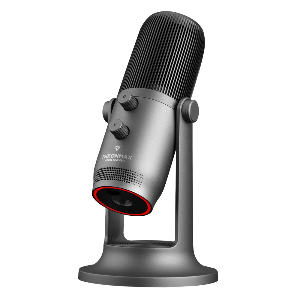 【THRONMAX】ONE PRO USB麥克風 ONE-PRO-GY(演播室級別HD錄製 96kHz/24bits)