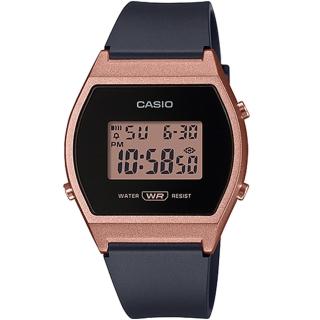 【CASIO 卡西歐】酒桶型膠帶電子錶(LW-204-1A)