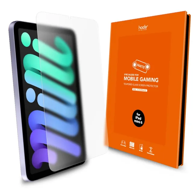 【hoda】iPad mini A17 Pro / mini 7 / mini 6 8.3吋 手遊專用霧面防眩光滿版玻璃保護貼