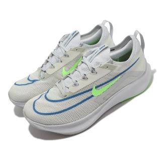【NIKE 耐吉】慢跑鞋 Zoom Fly 4 運動鞋 男鞋 React緩震 氣墊 包覆 輕量 路跑 CT2392-100