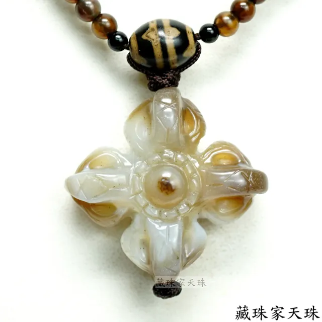藏珠家】40mm十字金剛杵天珠項鍊- momo購物網- 好評推薦-2026年10月