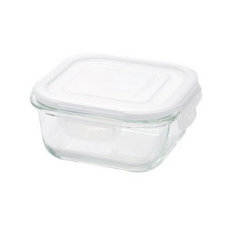 【NITORI 宜得利家居】耐熱玻璃儲存容器 510ml 正方形(玻璃儲存容器)