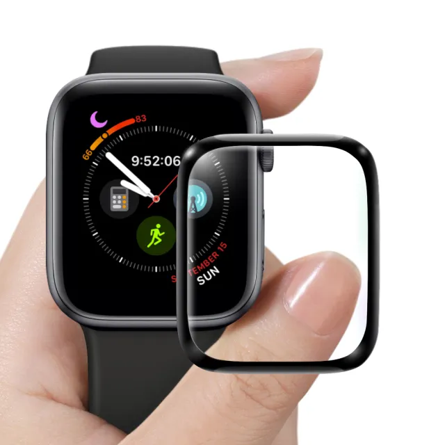 【Dapad】For Apple Watch 41mm 固固膜 滿版螢幕保護貼-亮面