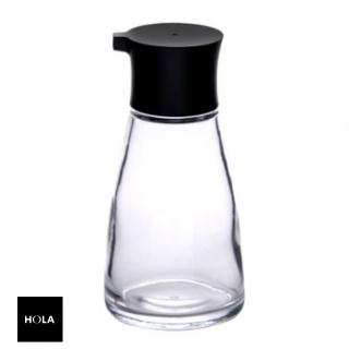 【HOLA】ASVEL玻璃醬油瓶-170ml黑色