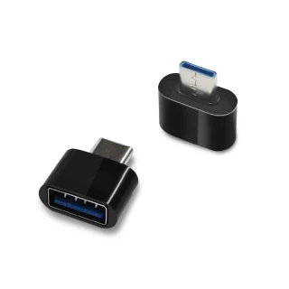 【小橘嚴選】USB Type-C OTG轉接頭 Type-C公轉USB-A母-2入(適用鍵盤/滑鼠/隨身碟)