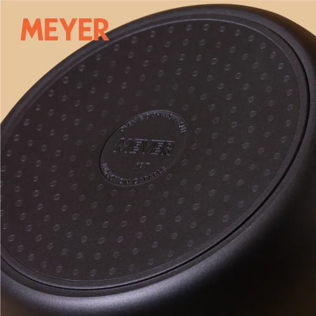 【MEYER 美亞】Accent微金亞光黑-陽極氧化26cm /4.3L不沾鍋萬用深炒鍋(IH/電磁爐適用)