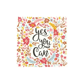 【Paper+Design】Yes You Can(餐巾紙 蝶谷巴特 餐桌佈置)