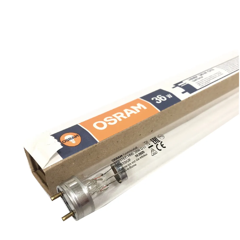 【Osram 歐司朗】2支 PURITEC HNS 36W G13 G36T8/OF TUV UVC T8殺菌燈管 _ OS040002