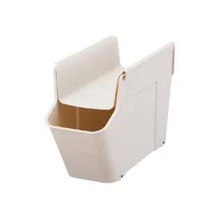 【TENMA 天馬】買1送1-FitsWORK桌下型移動式辦公包包雙層置物架(包包收納盒 紙簍 公事包置物架 公文包收納)