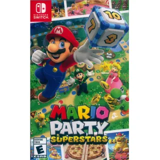 【Nintendo 任天堂】NS Switch 瑪利歐派對 超級巨星 Mario Party Superstars(中英日文美版)