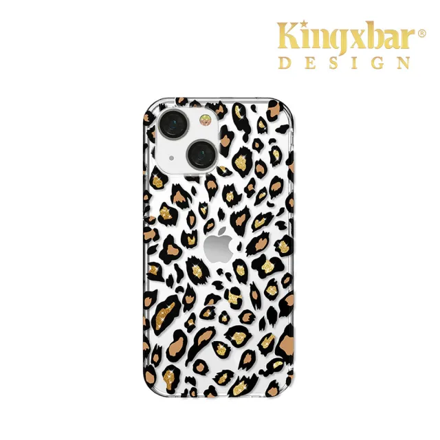 【Kingxbar】iPhone 13 手機殼 i13 6.1吋 保護殼 野性魅力亮閃保護套(魅系列-豹紋)