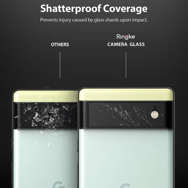 【Ringke】Google Pixel 6 / 6 Pro Camera Protector 強化玻璃鏡頭保護貼 3片裝(Rearth 鋼化玻璃)