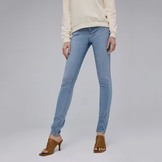 【BRAPPERS】女款 新美腳 ROYAL系列-低腰四面彈窄管褲(淺藍)
