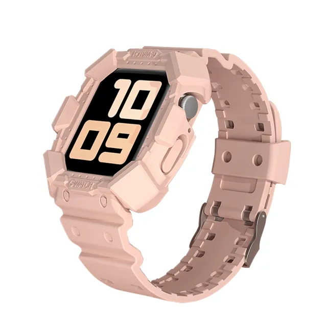 【ANTIAN】Apple Watch Ultra 8/7/6/5/4 裝甲款卡西歐錶帶 iWatch時尚舒適替換腕帶