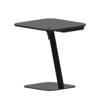 【aka】多功能移動式升降邊桌-黑色-方形(床邊桌/懶人桌/沙發邊桌)