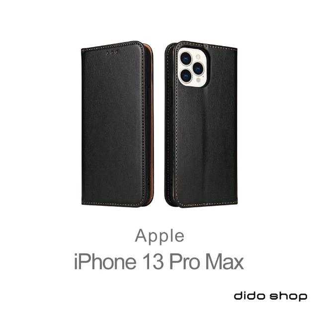 【Didoshop】iPhone 13 Pro Max 6.7吋 PU仿皮可插卡翻蓋手機皮套(FS227)