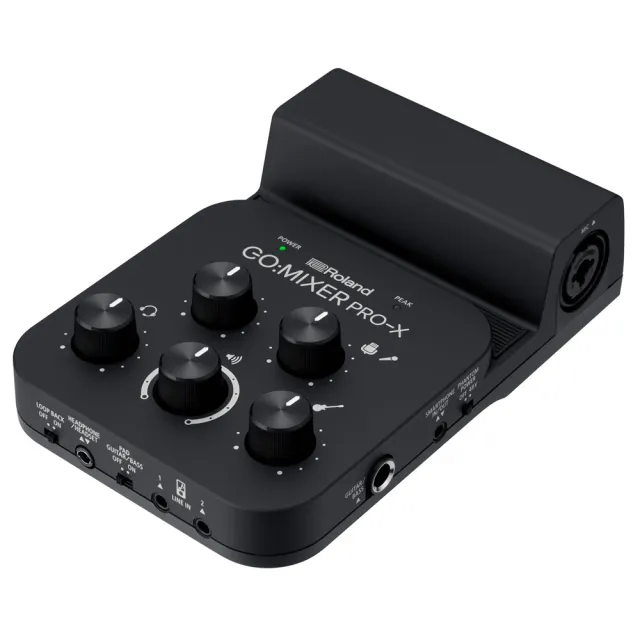 【ROLAND 樂蘭】GO:MIXER PRO-X 手機混音器 直播 掌上型混音座 podcast 附導線