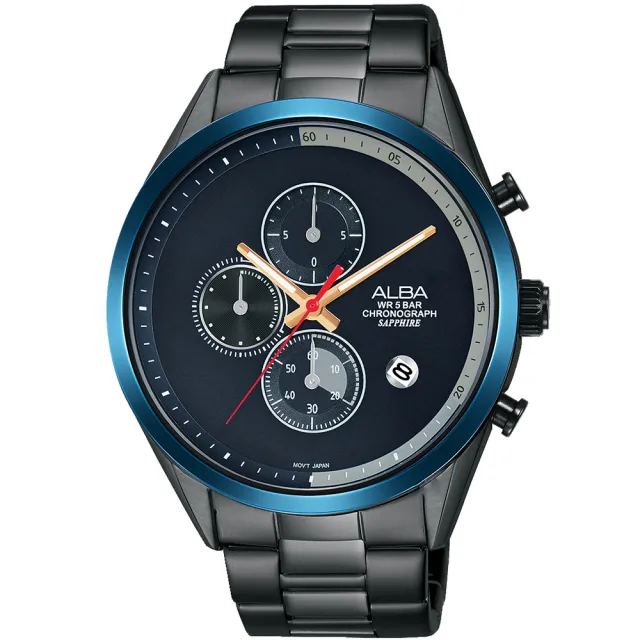 【ALBA】Tokyo Design潮流限量款腕錶-黑/44mm(AM3594X1/AM3597X1)