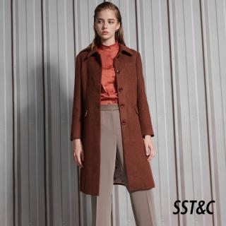 【SST&C】羊毛混紡翻領開釦大衣8162111002(換季55折)