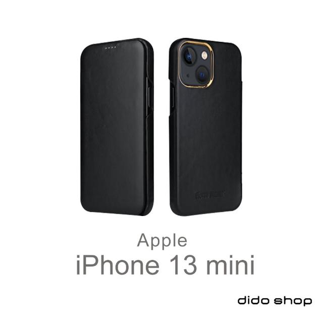 【Didoshop】iPhone 13 mini 5.4吋 翻蓋式商務手機皮套(FS232)