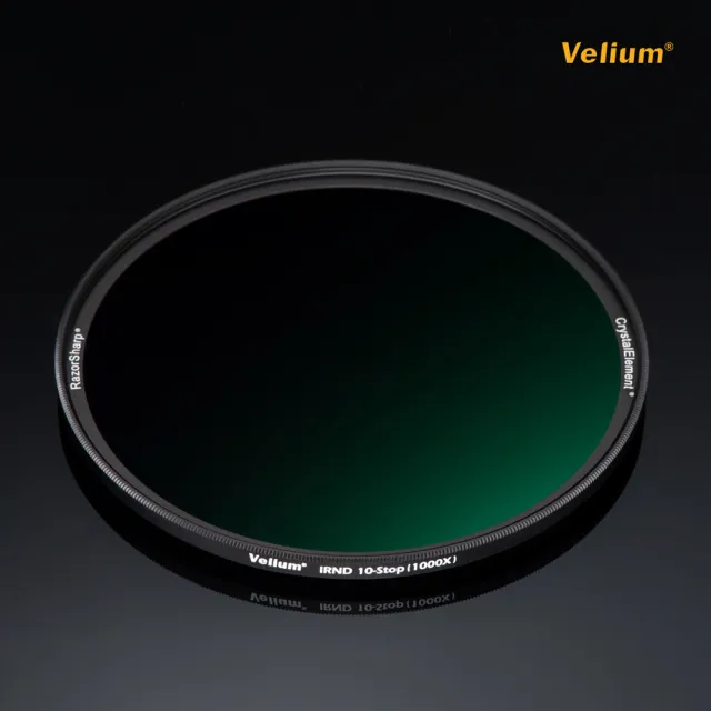 【Velium 銳麗瓏】MRC nano 8K ND1000 77mm IRND 10-Stop 多層奈米鍍膜 減光鏡(總代理公司貨)