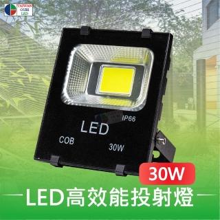 【台灣歐日光電】LED防水投射燈 30W白光 IP66防護等級(投光燈6000K 110V 220V【DA30C】)