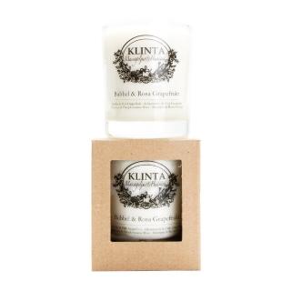 【Klinta】香氛按摩蠟燭L - 45小時 - 香檳葡萄柚 386g(大豆蠟燭)