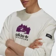 【adidas 愛迪達】圓領套頭衫 男 白 SWEAT CREW(H09108)