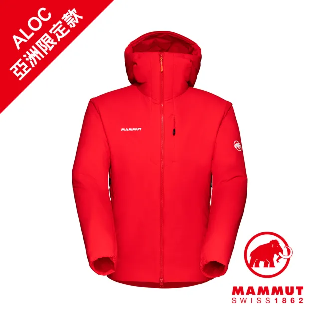 Mammut 長毛象】Rime IN Flex Hooded Jacket AF Men 化纖外套辛辣紅